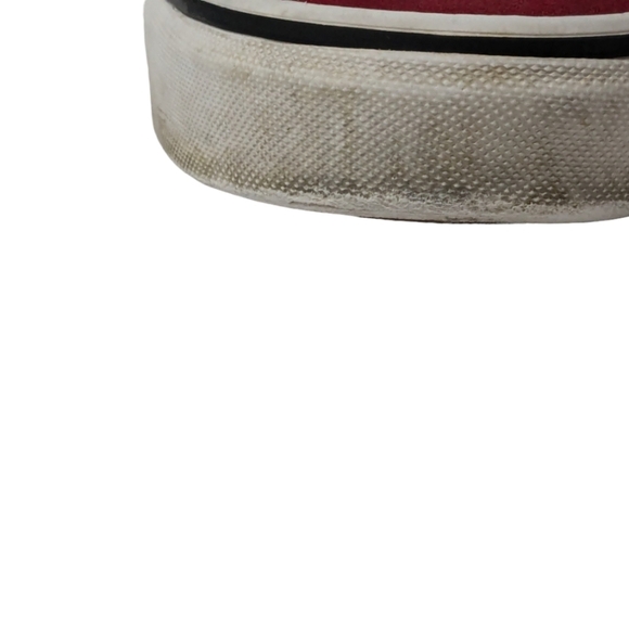 Vans Men's Red Canvas Sneakers - Picture 5 of 15